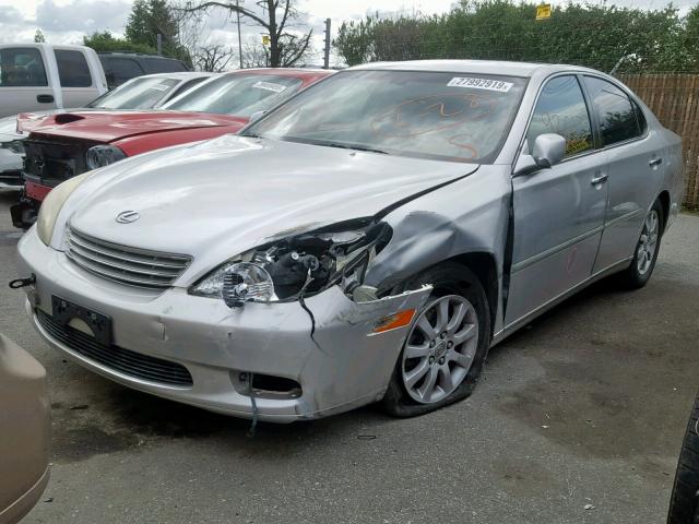 JTHBF30G330146286 - 2003 LEXUS ES 300 SILVER photo 2