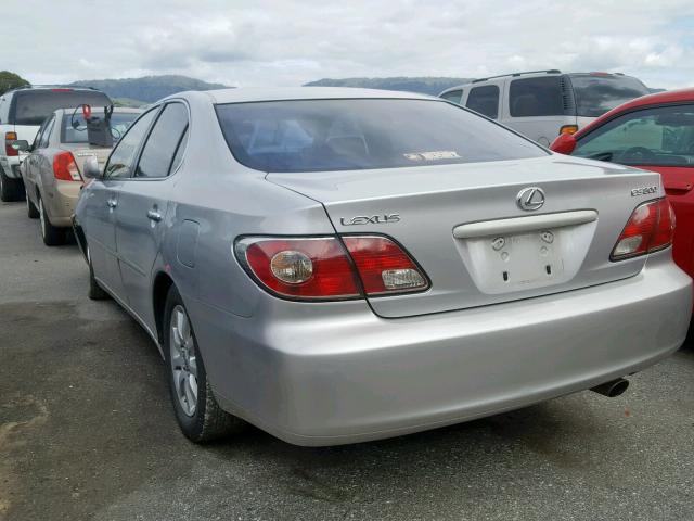 JTHBF30G330146286 - 2003 LEXUS ES 300 SILVER photo 3