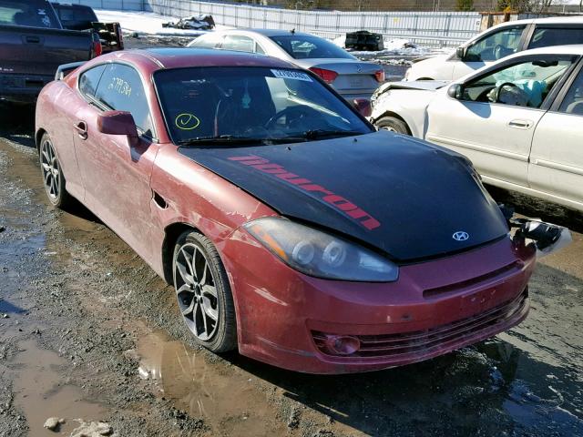 KMHHN66F97U241587 - 2007 HYUNDAI TIBURON GT BURGUNDY photo 1