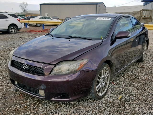 JTKDE3B77A0306945 - 2010 TOYOTA SCION TC ბურგუნდია ფოტო 2