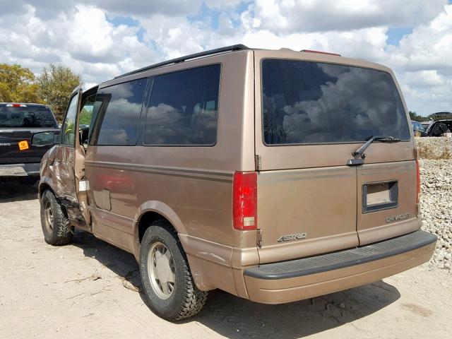 1GNDM19W4WB131214 - 1998 CHEVROLET ASTRO BEIGE photo 3