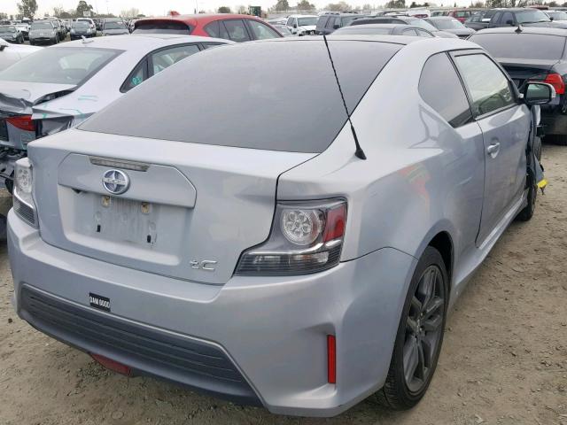 JTKJF5C72E3069375 - 2014 TOYOTA SCION TC ვერცხლისფერი ფოტო 4