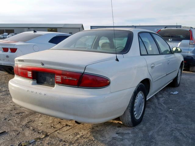 2G4WS52JX31225246 - 2003 BUICK CENTURY CU WHITE photo 4