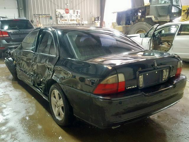 1LNHM87A96Y604253 - 2006 LINCOLN LS BLACK photo 3