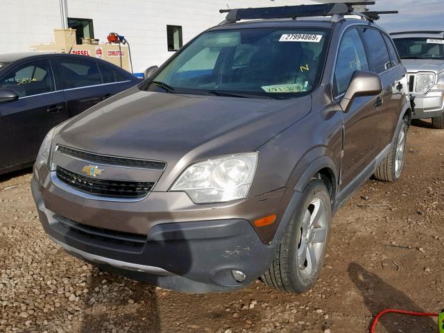 3GNAL2EK6CS579128 - 2012 CHEVROLET CAPTIVA SP BROWN photo 2