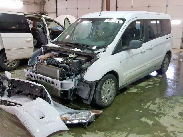 NM0GE9F70E1140301 - 2014 FORD TRANSIT CO WHITE photo 2