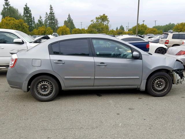 3N1AB6AP0CL709678 - 2012 NISSAN SENTRA 2.0 GRAY photo 9