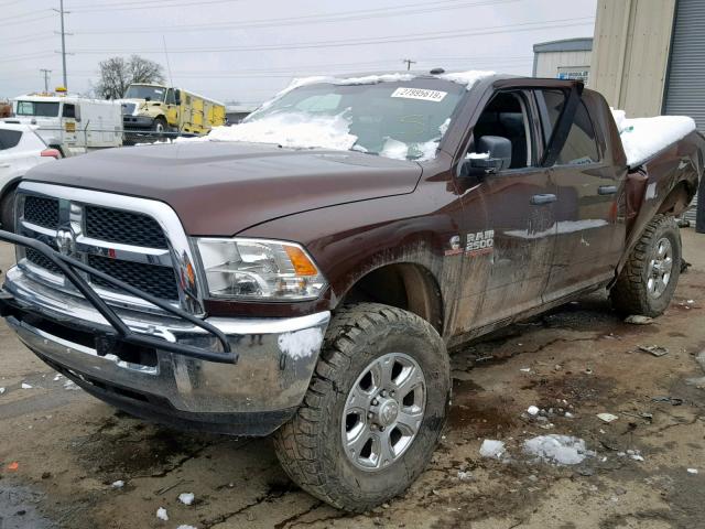 3C6UR5ML4EG179081 - 2014 RAM 2500 SLT BROWN photo 2