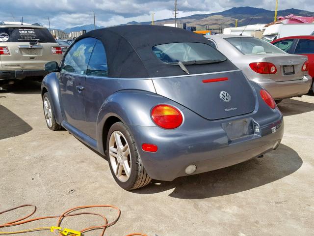 3VWCD31Y64M349493 - 2004 VOLKSWAGEN NEW BEETLE Boz foto 3