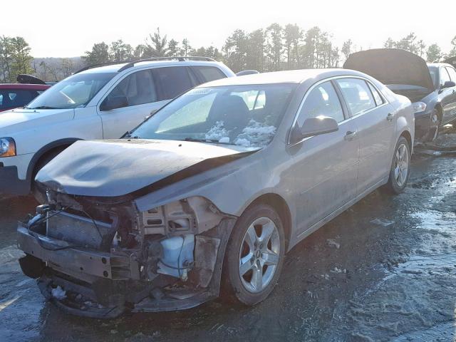 1G1ZC5EB8AF228146 - 2010 CHEVROLET MALIBU 1LT GRAY photo 2