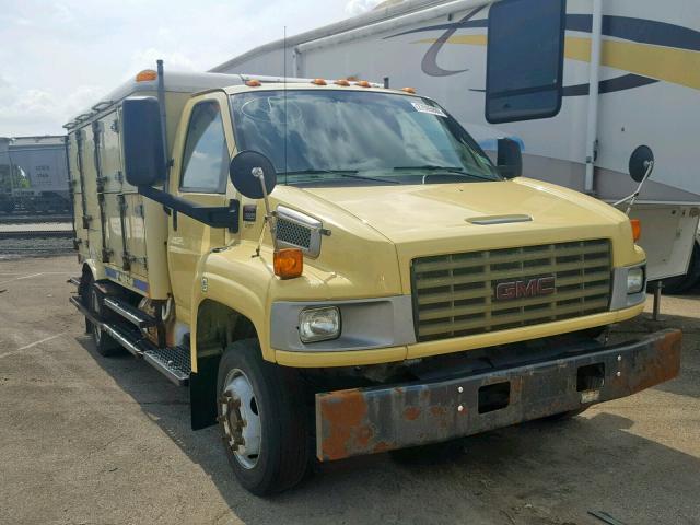 1GDE5C1G28F416124 - 2008 GMC C5500 C5C0 YELLOW photo 1