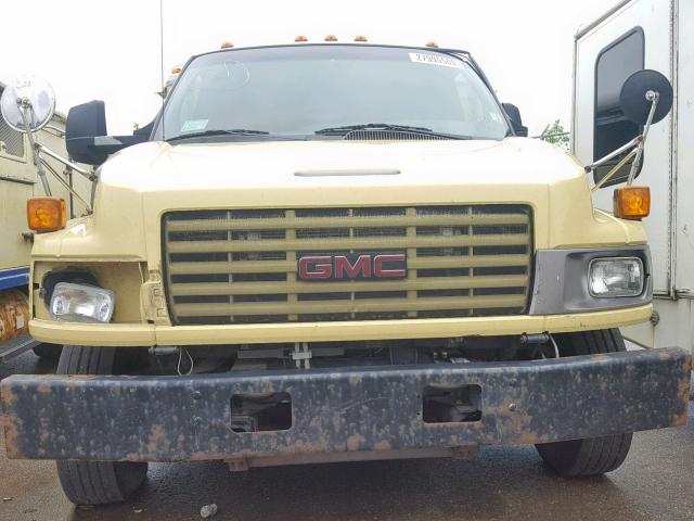 1GDE5C1G28F416124 - 2008 GMC C5500 C5C0 YELLOW photo 9