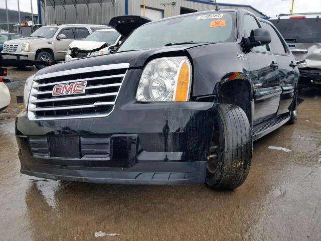 1GKFK135X9R160899 - 2009 GMC YUKON HYBR BLACK photo 2