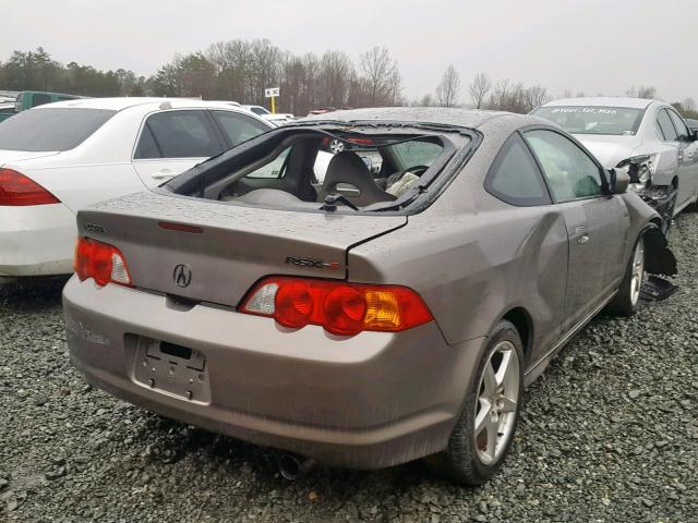 JH4DC53004S013616 - 2004 ACURA RSX TYPE-S BROWN photo 4