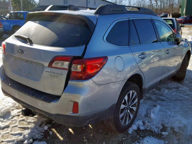 4S4BSENC8G3305284 - 2016 SUBARU OUTBACK 3. SILVER photo 4