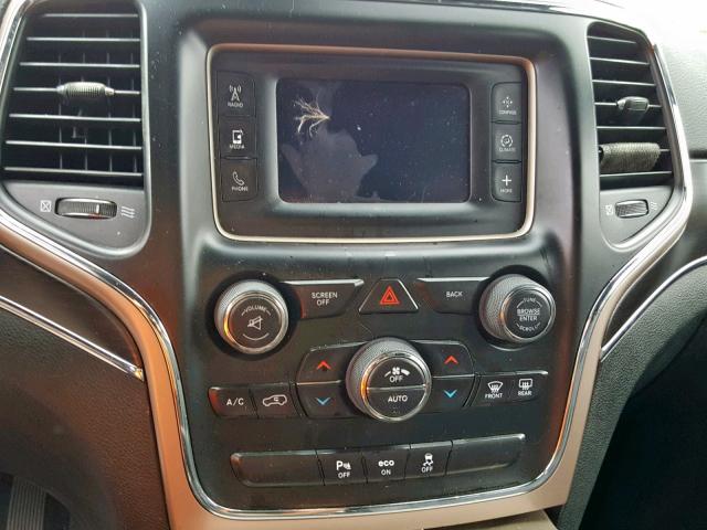 1C4RJEBG8EC437780 - 2014 JEEP GRAND CHER GRAY photo 9