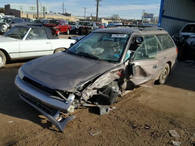 4S3BK4357T7302818 - 1996 SUBARU LEGACY L BROWN photo 2