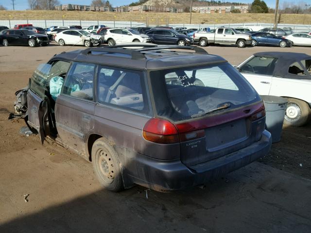 4S3BK4357T7302818 - 1996 SUBARU LEGACY L BROWN photo 3