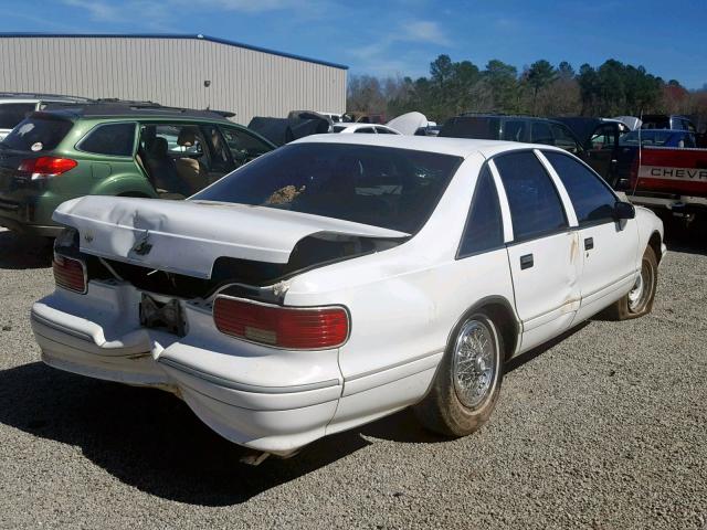 1G1B152P0RR128876 - 1994 CHEVROLET CAPRICE CL WHITE photo 4