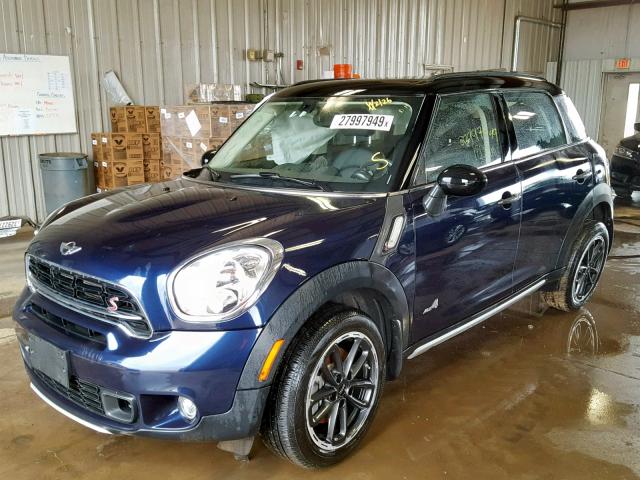 WMWZC5C55GWU00112 - 2016 MINI COOPER S C BLUE photo 2