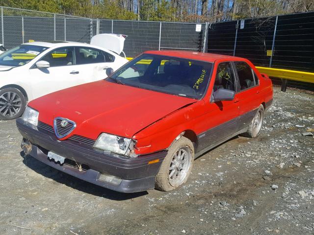 ZAREA33L9P6269878 - 1993 ALFA ROMEO 164 L RED photo 2