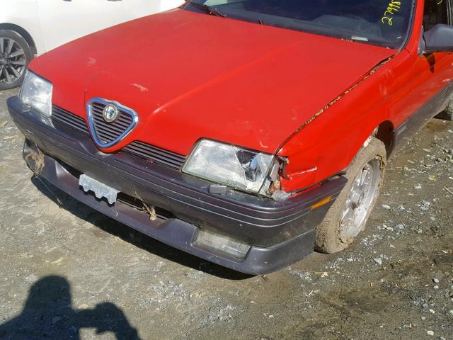 ZAREA33L9P6269878 - 1993 ALFA ROMEO 164 L RED photo 9