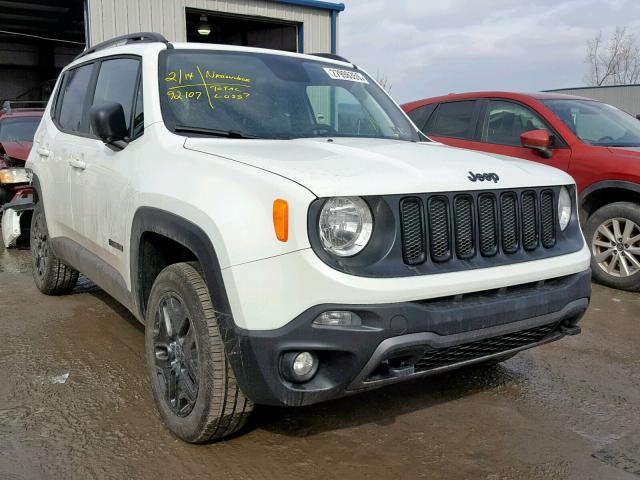ZACCJBAB9JPH77343 - 2018 JEEP RENEGADE S თეთრი ფოტო 1