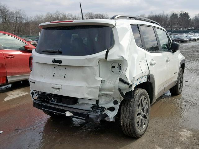ZACCJBAB9JPH77343 - 2018 JEEP RENEGADE S თეთრი ფოტო 4