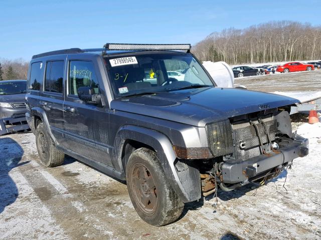 1J8HG48KX7C609027 - 2007 JEEP COMMANDER GRAY photo 1