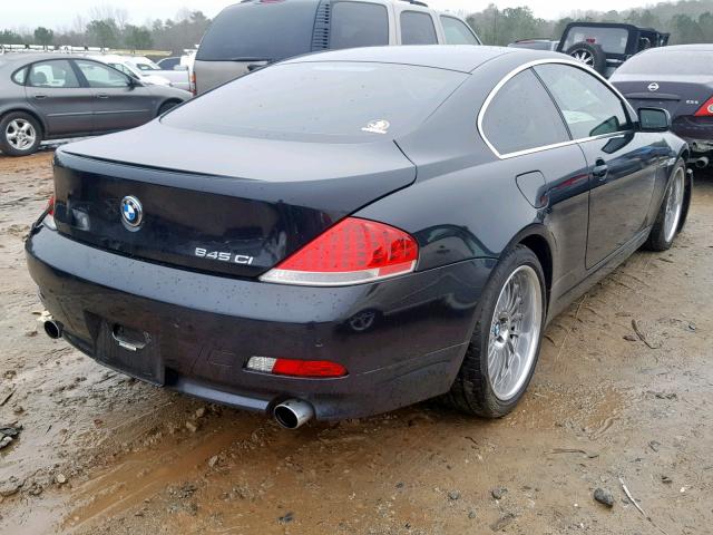 WBAEH73425B192861 - 2005 BMW 645 CI AUT BLACK photo 4