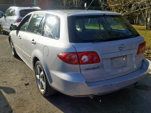 1YVFP82D745N75431 - 2004 MAZDA 6 S SILVER photo 3