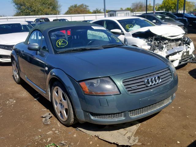 TRUUT28NX11001808 - 2001 AUDI TT QUATTRO GREEN photo 1