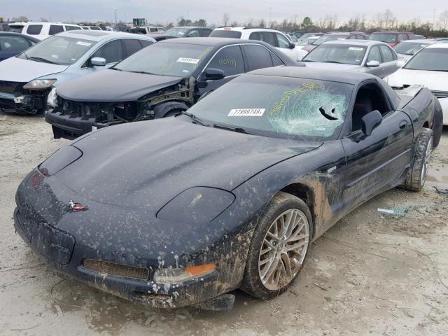 1G1YY12S825127108 - 2002 CHEVROLET CORVETTE Z BLACK photo 2