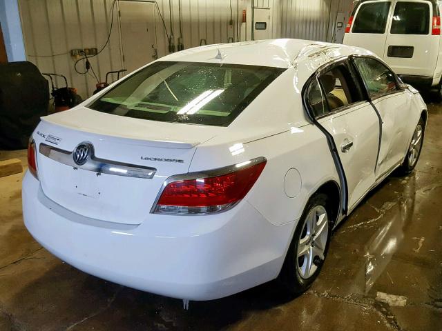 1G4GA5EC2BF311338 - 2011 BUICK LACROSSE C WHITE photo 4