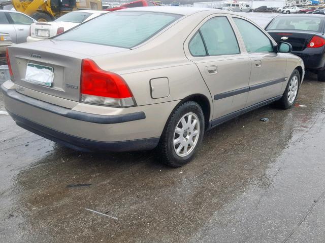 YV1RS61R422154939 - 2002 VOLVO S60 TAN photo 4