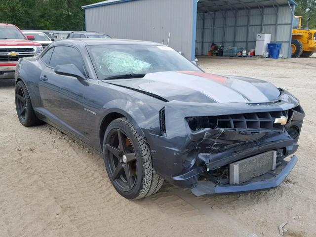 2G1FT1EW4A9185142 - 2010 CHEVROLET CAMARO SS GRAY photo 1