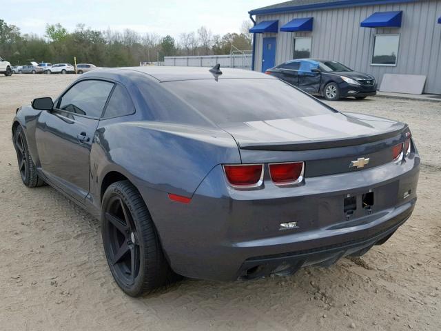 2G1FT1EW4A9185142 - 2010 CHEVROLET CAMARO SS GRAY photo 3