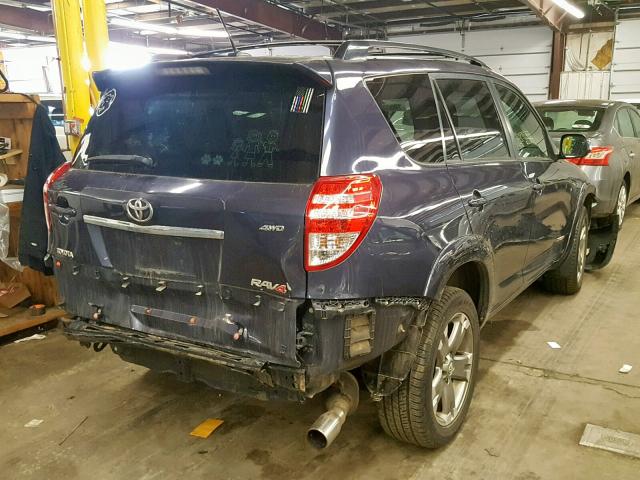 JTMBK32V495079959 - 2009 TOYOTA RAV4 SPORT BLUE photo 4