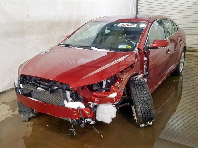 1G4GF5E37DF291642 - 2013 BUICK LACROSSE P RED photo 2