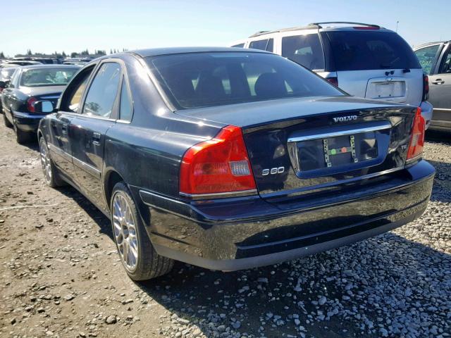 YV1TS911451402702 - 2005 VOLVO S80 T6 TUR GRAY photo 3