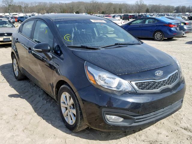 KNADN4A31C6084962 - 2012 KIA RIO EX BLACK photo 1