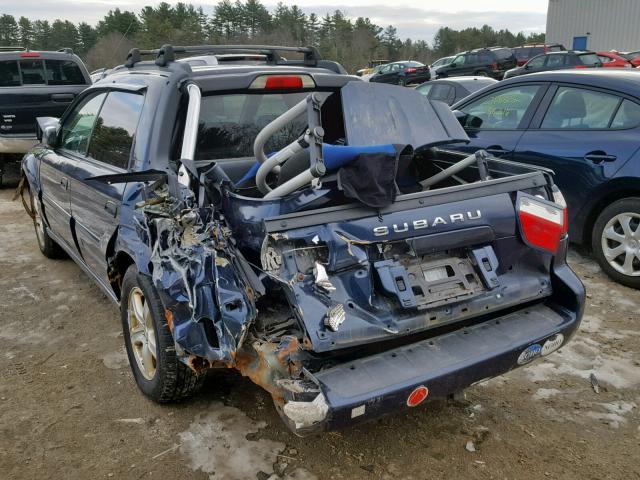 4S4BT62C937115682 - 2003 SUBARU BAJA SPORT BLUE photo 3