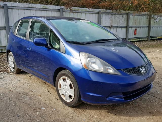 JHMGE8H39CC014607 - 2012 HONDA FIT BLUE photo 1