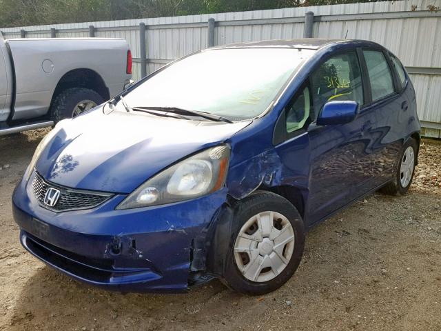 JHMGE8H39CC014607 - 2012 HONDA FIT BLUE photo 2