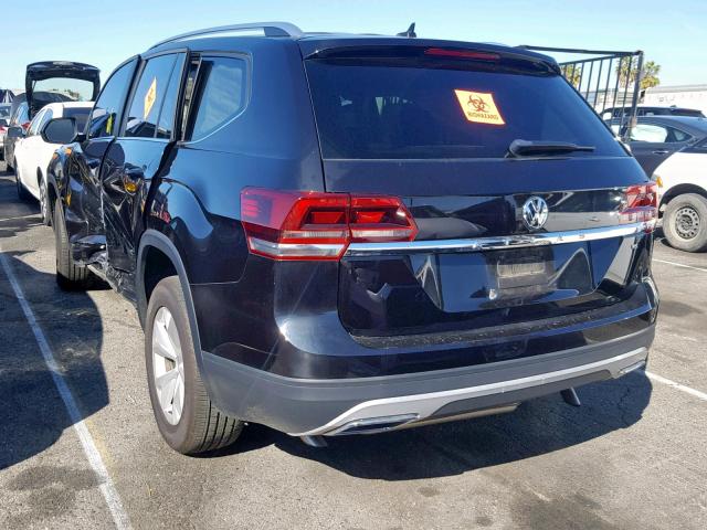 1V2BR2CA4JC513684 - 2018 VOLKSWAGEN ATLAS S BLACK photo 3