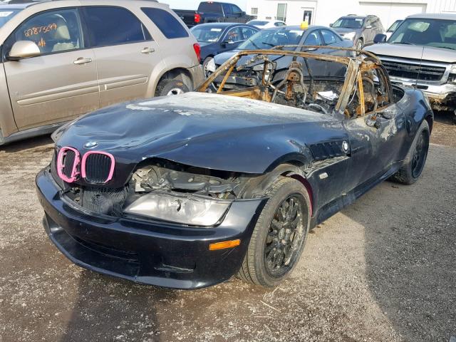 4USCH9343YLG04562 - 2000 BMW Z3 2.3 BLACK photo 2