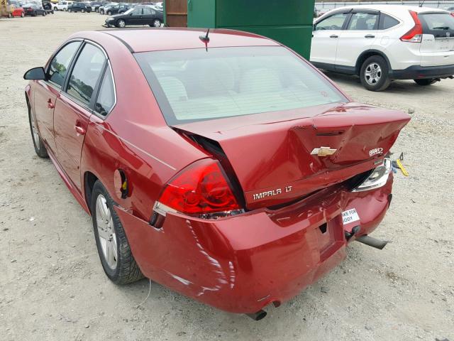 2G1WB5E32E1138227 - 2014 CHEVROLET IMPALA LIM RED photo 3