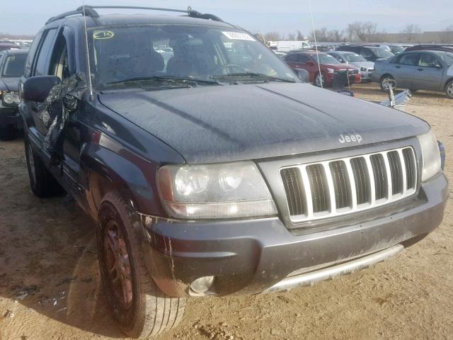 1J4GX48S94C412505 - 2004 JEEP GRAND CHER GRAY photo 1