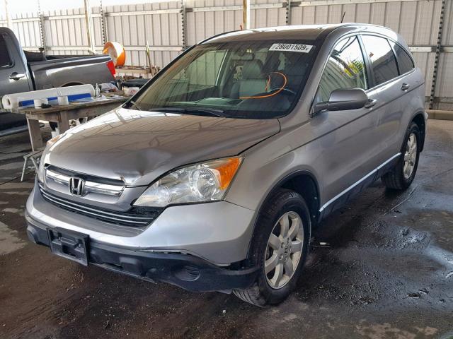 JHLRE48708C039945 - 2008 HONDA CR-V EXL GRAY photo 2