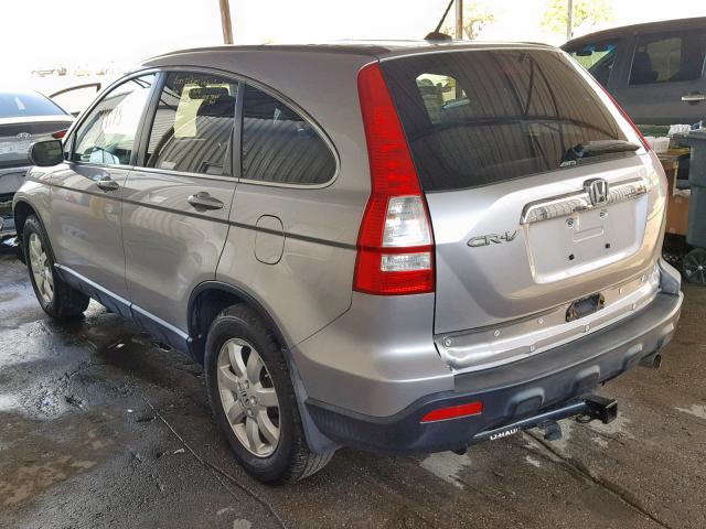 JHLRE48708C039945 - 2008 HONDA CR-V EXL GRAY photo 3